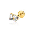 Jewelry wholesale ASTM F136 G23 Titanium Internal Thread Lip Ring Nose Piercing