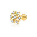 Jewelry wholesale G23 Titanium Hypoallergenic CZ Lip Nose Stud Piercing Jewelry