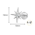 Jewelry wholesale G23 Titanium Hypoallergenic CZ Lip Nose Stud Piercing Jewelry