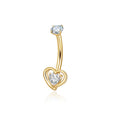 Jewelry wholesale G23 Titanium Double Head Navel Ring & Belly Piercings