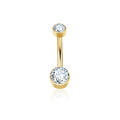 Jewelry wholesale G23 Titanium Internal Thread Belly bar Piercing Navel Jewelry