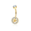 Jewelry wholesale G23 Titanium Internal Thread Belly bar Piercing Navel Jewelry