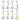 Jewelry wholesale G23 Titanium Double End Claw Set Cubic Zirconia Belly Button Ring