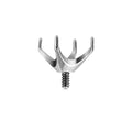 Jewelry wholesale G23 Titanium Prong Gem Top – Push-in & Threaded, ASTM F-136 Certified