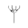 Jewelry wholesale G23 Titanium Prong Gem Top – Push-in & Threaded, ASTM F-136 Certified