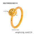 Jewelry wholesale Classic Fashion Jewelry CZ Life Tree Geometric Heart Fine Rings