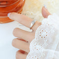 Jewelry wholesale Wholesale Zircon Inlaid Heart Shape Pattern Fine Rings For Women