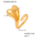 Jewelry wholesale Fashion Jewelry High Polish Heart Anti Tarnish Couple Wedding Rings