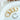 Jewelry wholesale Wholesale Elegant Jewelry 18K Gold Plated Around Hearts Rings