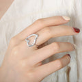 Jewelry wholesale Factory Direct Sale Jewelry Stainless Steel Irregular Heart Rings
