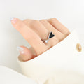 Jewelry wholesale Hot Selling Fashion Jewelry Shell Acrylic Heart Adjustable Rings