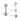 Jewelry wholesale G23 Titanium (16G) Flat Back Stud – External Thread, ASTM F-136