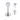 Jewelry wholesale G23 Titanium (16G) Push-In Stud – Claw-Set Gem, ASTM F-136