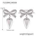Jewelry wholesale New Arrival Geometric Bow Evil's Eye Heart Tassel Drop Dangle Earrings