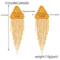 Jewelry wholesale New Arrival Geometric Bow Evil's Eye Heart Tassel Drop Dangle Earrings