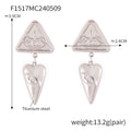 Jewelry wholesale New Arrival Geometric Bow Evil's Eye Heart Tassel Drop Dangle Earrings