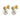 Jewelry wholesale 18k Pearl Personalized Hundred Stainless Steel Earrings