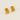 Jewelry wholesale 18K Gold Plated Mini Bubble Monogram Stainless Steel Stud Earrings