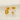 Jewelry wholesale 18K Gold Plated Mini Bubble Monogram Stainless Steel Stud Earrings