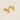 Jewelry wholesale 18K Gold Plated Mini Bubble Monogram Stainless Steel Stud Earrings