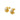 Jewelry wholesale French Stainless Steel 18k Gold Plated Simple Stud Earrings