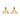 Jewelry wholesale Geometric Mermaid Tail Goldtone Stainless Steel Earrings