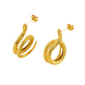 Jewelry wholesale New Arrival Stainless Steel Snake Earrings
