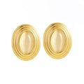 Jewelry wholesale Stainless Steel Earrings Natural Stone Design Earrings