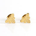 Jewelry wholesale Wholesale Stainless Steel Simple Bee Earrings