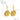Jewelry wholesale Vintage Stainless Steel Floral Bee Earrings