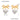 Jewelry wholesale Hot Selling Jewelry Bow Knot Heart 18K Gold Plated Studs Earrings