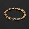 Jewelry wholesale Wholesale Coffee Bean Chain Hip Hop Chain Bracelet, Chain 7in~9in, Waterproof