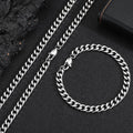 Jewelry wholesale Wholesale 6mm Cuban Link 316 Stainless Steel Chain Necklace for Men – Lobster Clasp, Waterproof