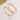Jewelry wholesale Luxury 18k Gold Plated Stainless Steel Zircon Geometric Bangels