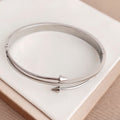 Trendy Punk Wholesale Couples Gifts Arrow Bangles Bracelets WAN4 Jewelry