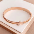 Trendy Punk Wholesale Couples Gifts Arrow Bangles Bracelets WAN4 Jewelry