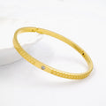 Jewelry wholesale Hot Selling Fashion Stainless Steel Waterproof Cubic Zircon Bangles
