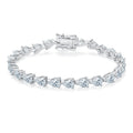 Jewelry wholesale 925 Sterling Silver 5mm D Color VVS Moissanite Tennis Bracelet