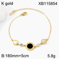 Jewelry wholesale Best Selling Double Layer Treasure Roman Numeral Clock Charm Bracelet