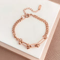 Jewelry wholesale Classic High Jewelry Horseshoe U-Shape Waterproof Bracelet
