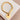 Jewelry wholesale Hot Sale PVD Waterproof Letter Round Charm Geometric Bracelet