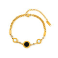 Jewelry wholesale Selected Adjustable Shell Roman Numerals Bracelet for Women