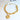 Jewelry wholesale Double Layer Cuban Chain Link Oval Chain Heart Pendant Bracelets