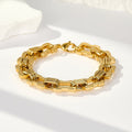 Jewelry wholesale Explosive High Gloss Geometric Chain Men's Charm Bracelet