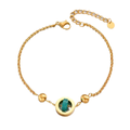 Jewelry wholesale Explosive Trend Retro Style Circle Chain Bead Ball Bracelets
