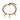 Jewelry wholesale Highly Popular Triple Chain Hollowed Out Round CZ Charm Bracelet