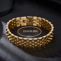 Jewelry wholesale Hot Selling Gold Strap Plated Hip Hop Style Charm Bracelet