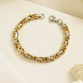 Jewelry wholesale Trendy Stainless Steel Jewelry 18K Gold Plated Multicolor Bracelets