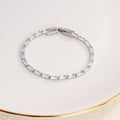 Jewelry wholesale Classic Geometric Rectangular Color Block Zirconia Bracelet for Women