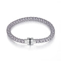 Jewelry wholesale Explosive Hand Braided Leather Twisted Magnetic Clasp Bracelet